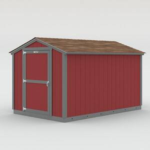 Professionally Installed Tahoe Series Sierra 8 ft. x 12 ft. Painted Wood Storage Shed 6 ft. High Sidewall (96 sq. ft.)