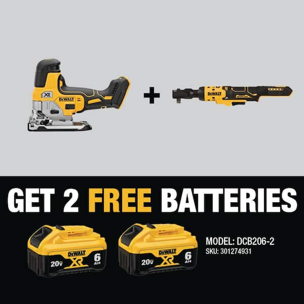 DEWALT 20V MAX XR Cordless Barrel Grip Jigsaw And ATOMIC 20V MAX ...