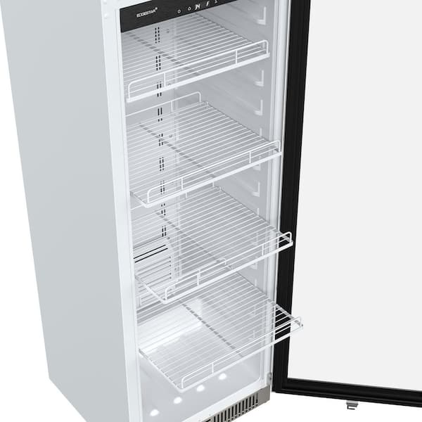 EdgeStar - 22 Inch Wide 10.1 Cu. Ft. Commercial Beverage Merchandiser With Temperature Alarm and Reversible Door