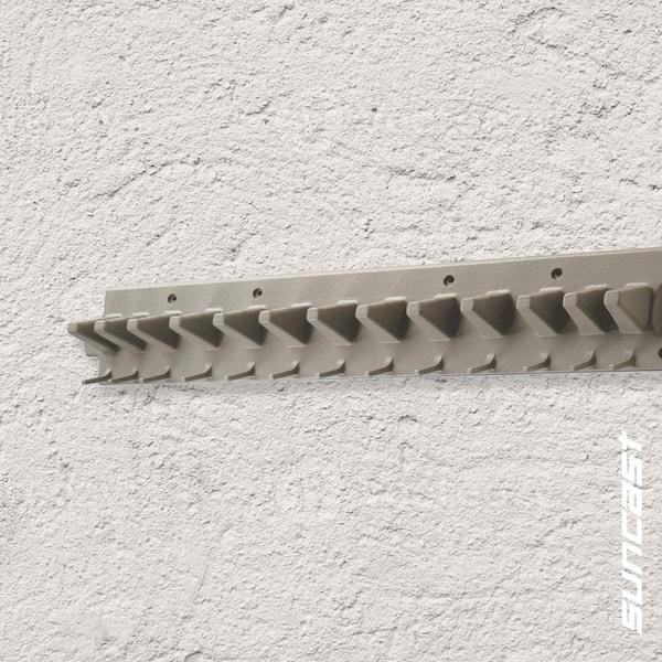 25 in. Wall Mount Utility Hook Plastic Garden Hand Tool Hanger with 30 lb. Capacity (6-pack)