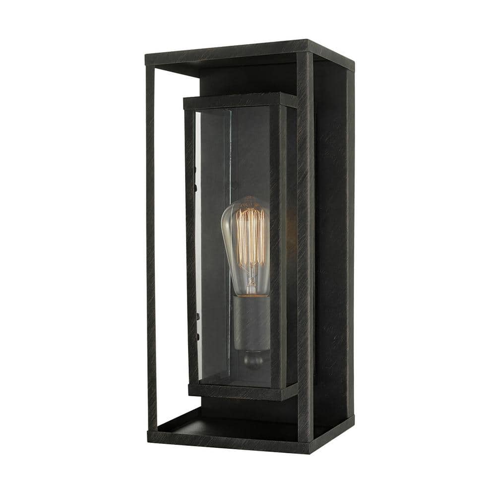 Montague Bronze Rustic Outdoor 1-Light Wall Sconce