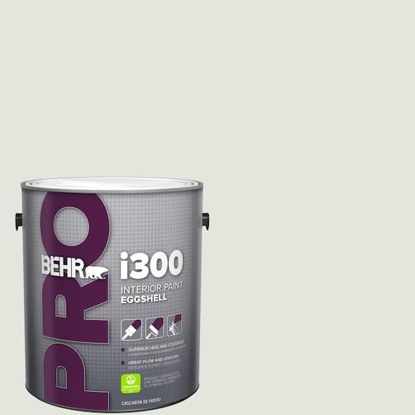 BEHR PRO 1 gal. #BL-W06 Whispering Waterfall Eggshell Interior Paint