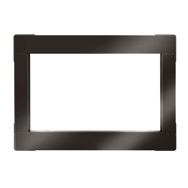 LG Trim Kit for Countertop Microwave Oven in Black Stainless