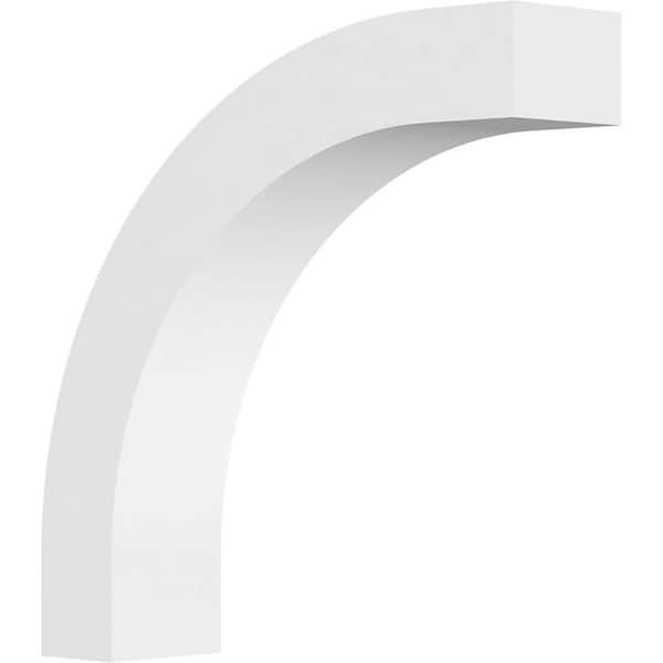 Ekena Millwork 3"W x 14"D x 14"H Standard Heritage Architectural Grade PVC Knee Brace