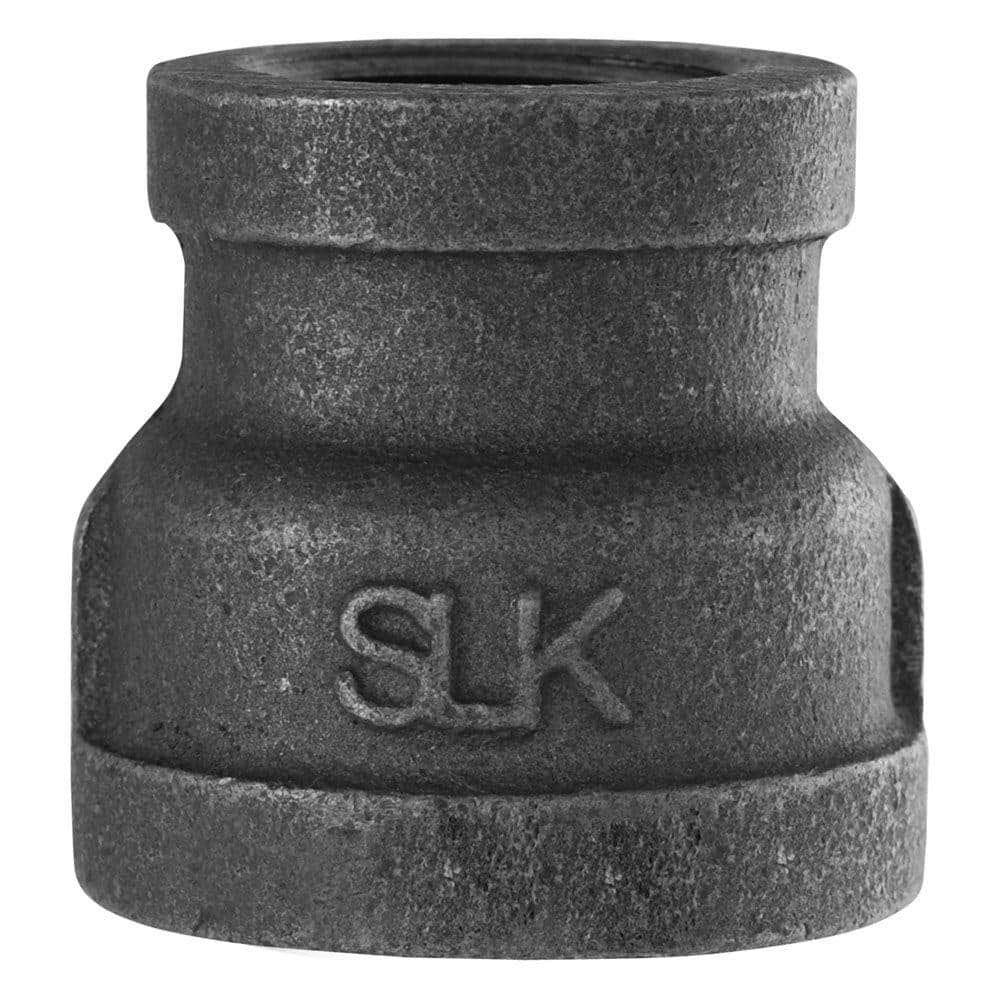 Stz 3 4 In X 1 2 In Black Iron Reducing Coupling 310 Rc 3412 The Home Depot