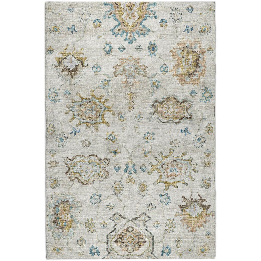 Dream Shag Premium Machine Washable Abstract ADS96 Linen 3 ft. x 5 ft. Area Rug price history on PriceWatchPro