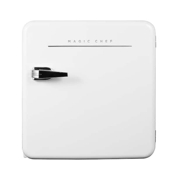 Magic Chef 17.5 in. 1.6 cu. ft. Retro Mini Refrigerator in White, without Freezer