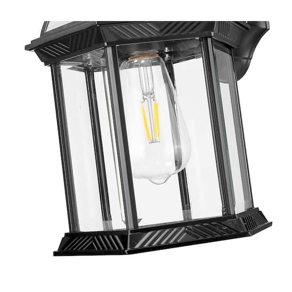 Acclaim Lighting Dover Collection 1-Light Matte Black Outdoor Wall
