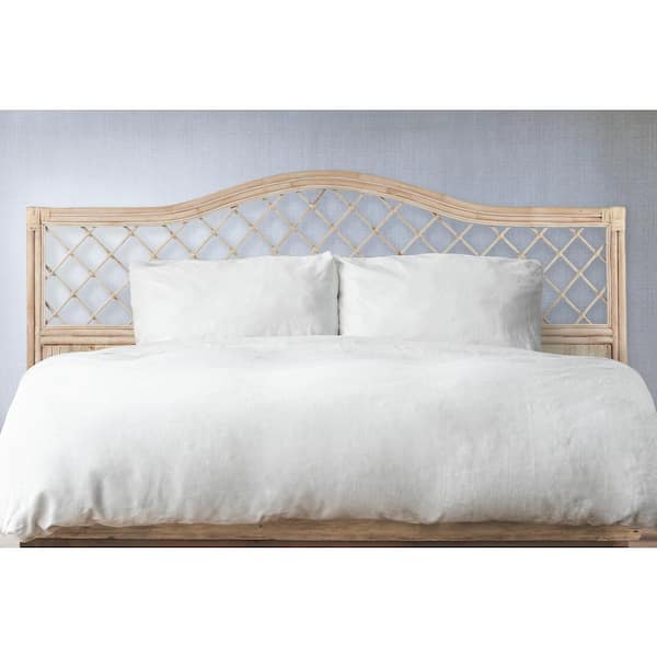 Crawford & Burke Montclair Natural King Rattan Headboard