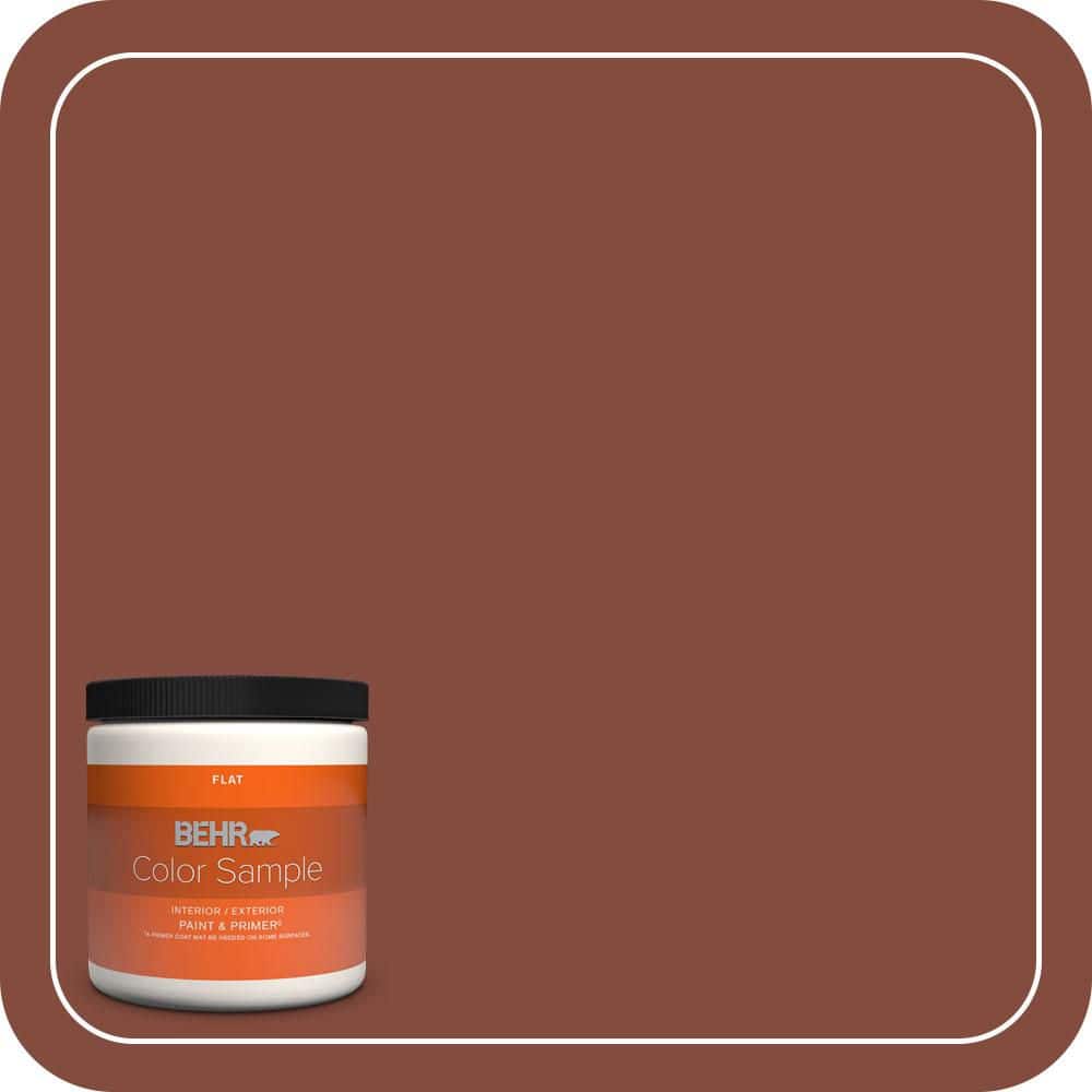 Chipotle Red Color Code BEHR PREMIUM PLUS 8 oz. #S160-7 Red Chipotle Flat Interior/Exterior ...