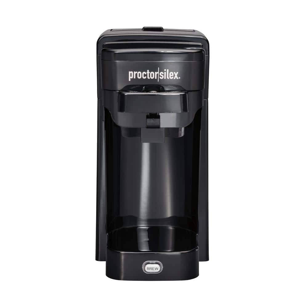 Proctor Silex 1-Cup Black Single-Serve Coffee Maker