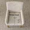 LAOTIES Beige Linen Upholstered Armchair(Set of 2) NORTH-ARMCHAIR-2PCS-BEIGE-HULK