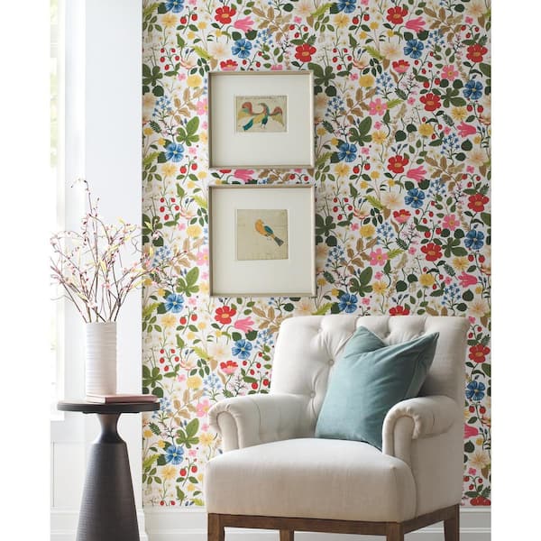 Strawberry Fields Unpasted Wallpaper (Covers 60.75 sq. ft.)