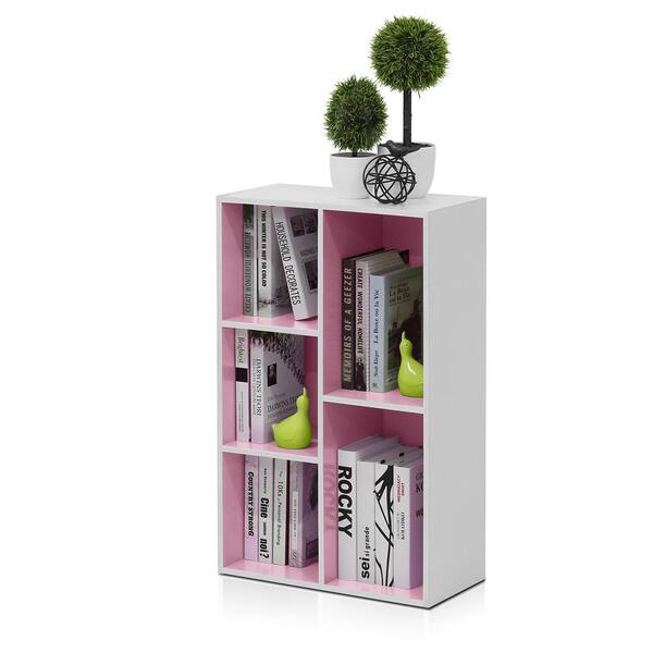 Furinno 5-cube Reversible Open Shelf White/pink 11069wh/pi 2020 for sale online 