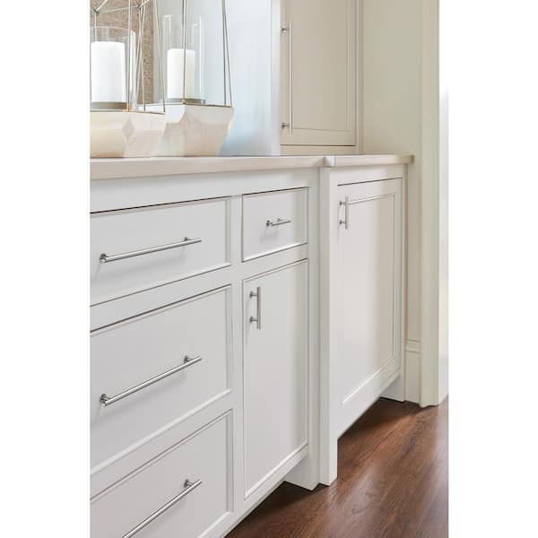 Radius 12-5/8 in. (320mm) Modern Polished Chrome Bar Cabinet Pull