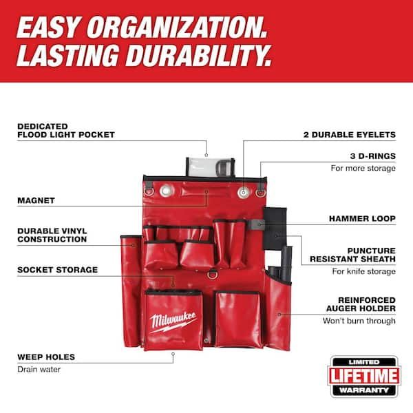 Milwaukee 48-22-8291 Lineman's Compact Aerial Tool Apron