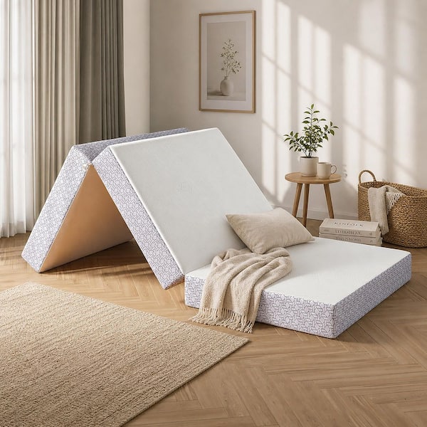 AFI CoolSoft Twin XL Soft Memory Foam 6 in. Folding Mattress