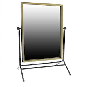 12.75 in. x 17.5 in. Classic Rectangle Framed Black Vanity Mirror