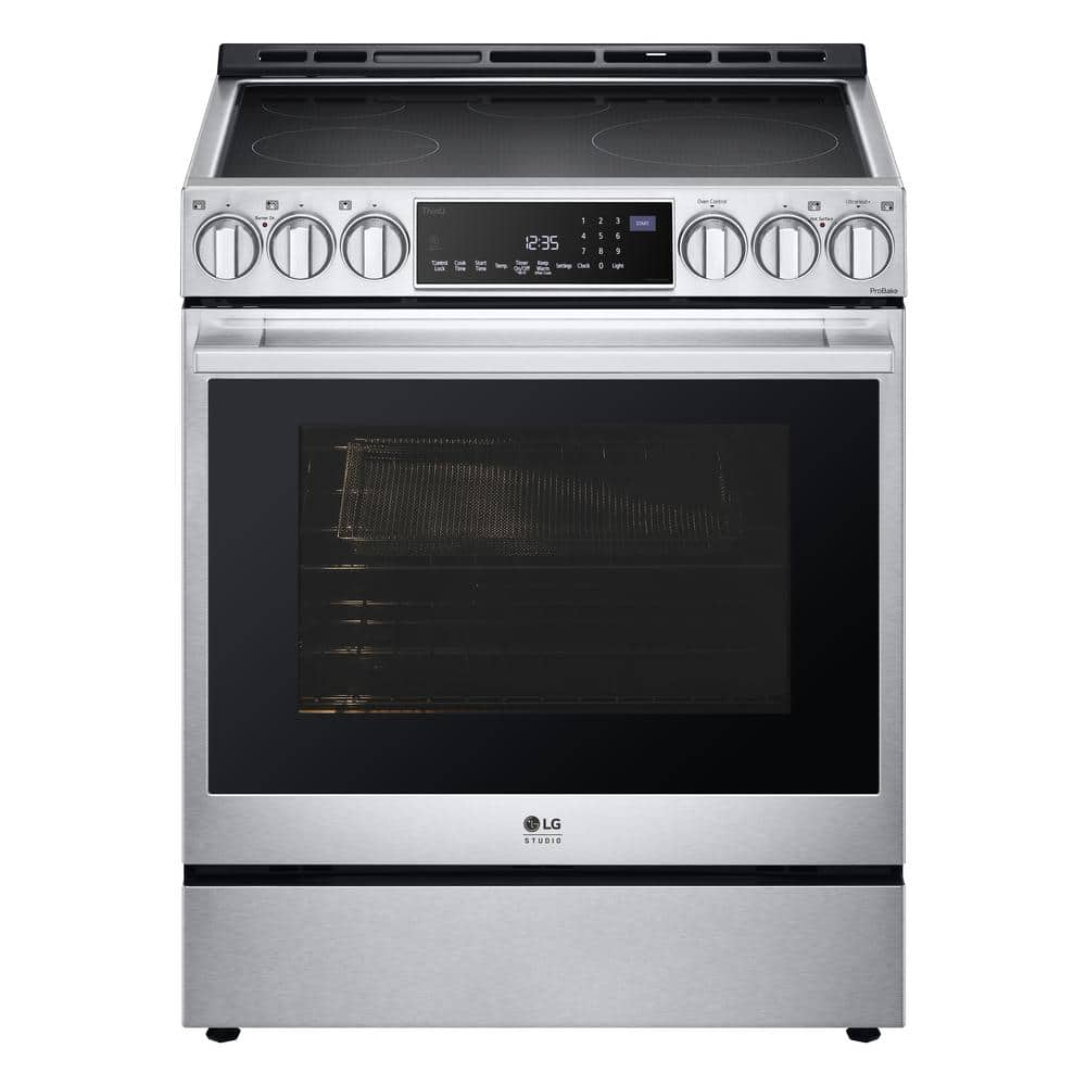 STUDIO 30 in. 6.3 cu. ft. 5-Burner Elements SMART Slide-In Induction Range 