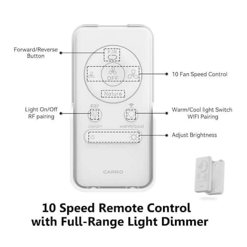 Aspen 48 in. Dimmable LED Indoor/Outdoor Black Smart Ceiling Fan with Light and Remote, Works with Alexa/Google Home Lighting