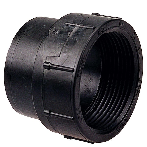 NIBCO 3 in. ABS DWV Spigot x FIPT Street Adapter Fitting C58032HD3