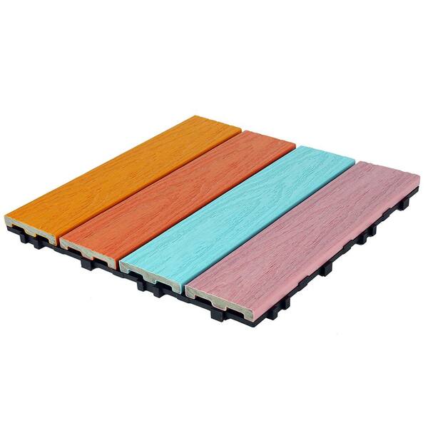 サンプル NewTechWood UltraShield Naturale 1 ft. x 1 ft. Quick Deck