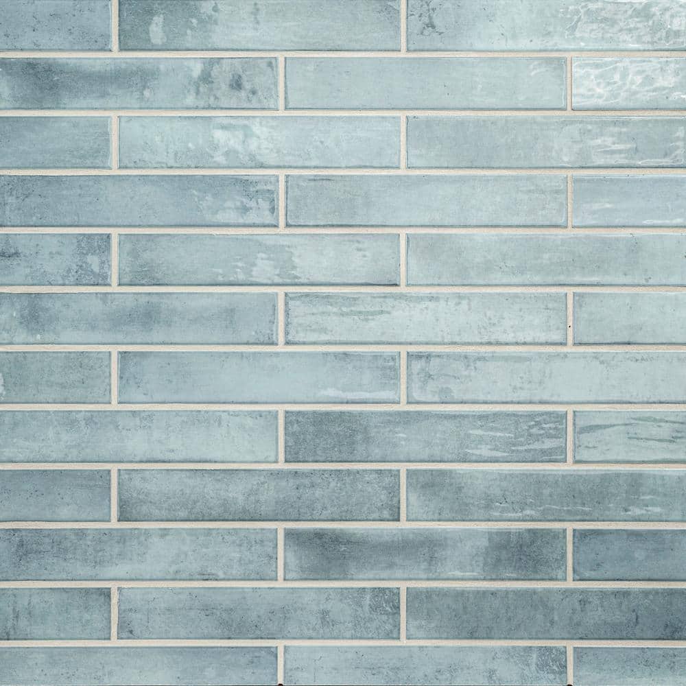 MSI Camden Oceano Blue Subway Tile 2 in. x 10 in., Glossy