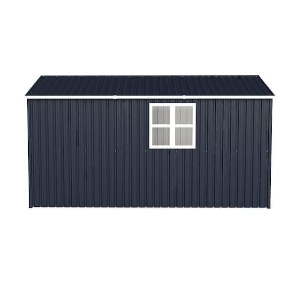 8 ft. Wx12 ft. D Storage Metal Shed with Sturdy Frame Structure