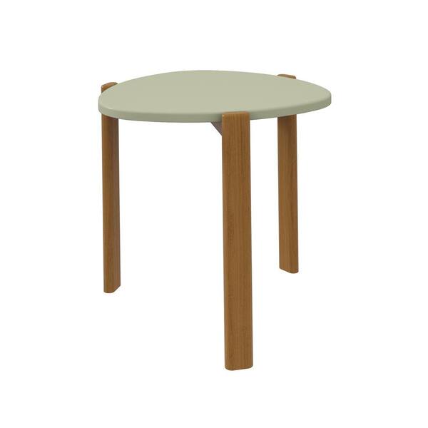 Manhattan Comfort Mid-Century Modern Gales Coffee Table with Solid Wood Legs in Pistachio Green Manhattan Comfort Mid-Century Modern Gales Coffee Table with Solid Wood Legs in Pistachio Green