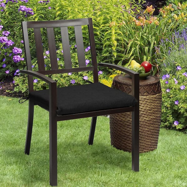 garden chair cushions black