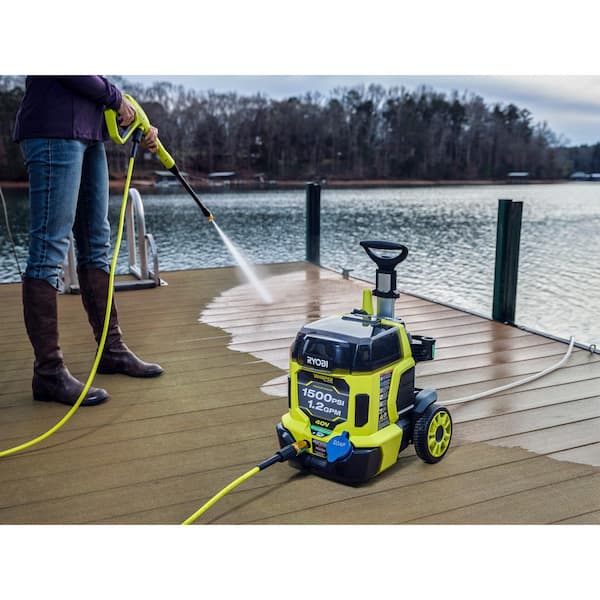 RYOBI 40V HP Brushless Whisper Series 1500 PSI 1.2 GPM Cold Water