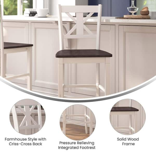 Criss cross on sale bar stools