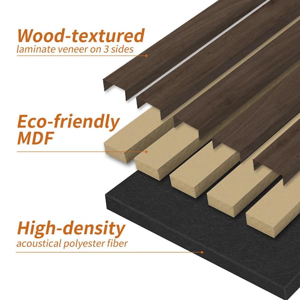 Art3dwallpanels Walnut Wood Finish 4/5