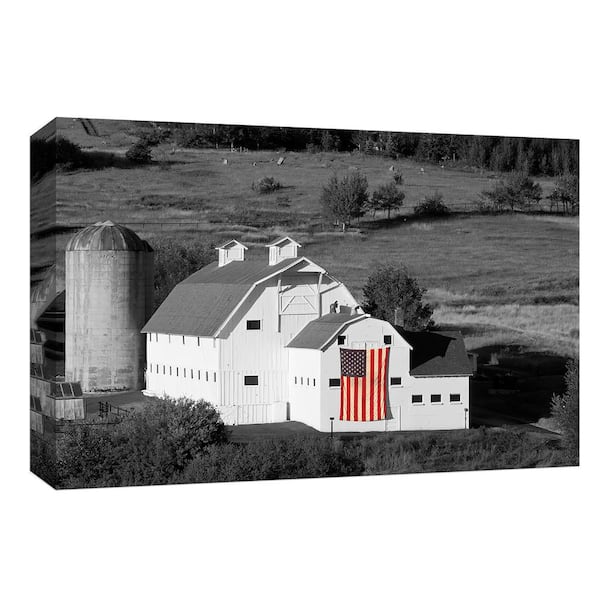 PTM Images 10 in. x 12 in. ''American Farmhouse'' By Canvas Wall Art