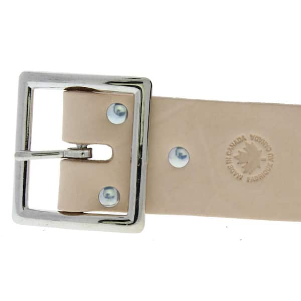 Readily interchangeable 2-post plate-style belt buckle and