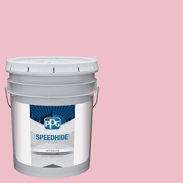 SPEEDHIDE 5 gal. PPG1183-3 Rose Melody Eggshell Interior Paint