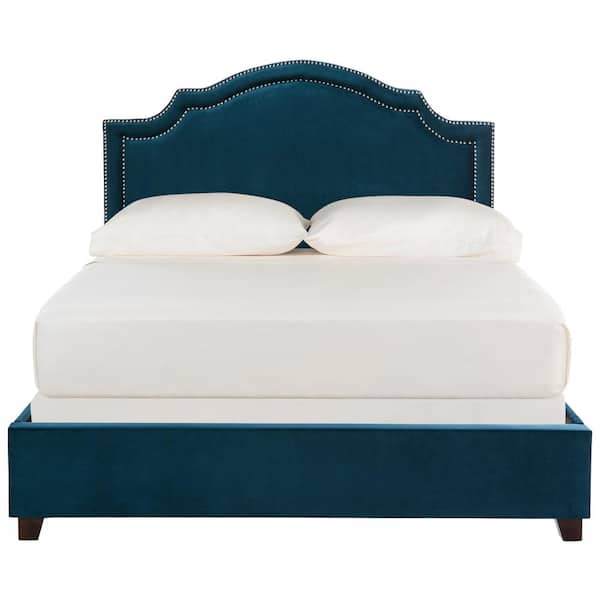 SAFAVIEH Theron Navy Queen Bed