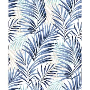 Tranquillo Azure Vinyl Peel and Stick Wallpaper Roll (Covers 30.75 sq. ft.)