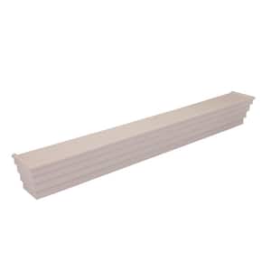 Mantel shelf melaminico 40x20 cm thickness 18 MM White 1 pcs 