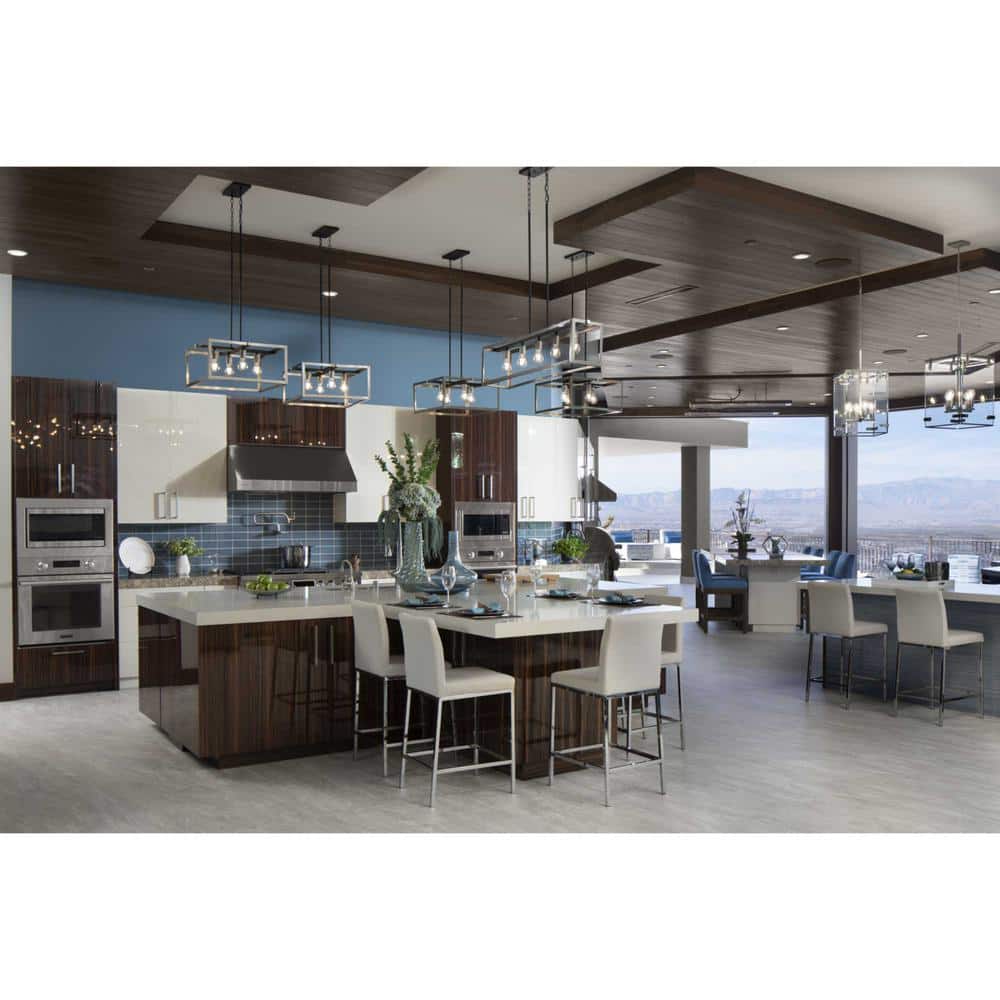 Sanford 23W LED Brushed Nickel Low Profile Ceiling Fan with Remote