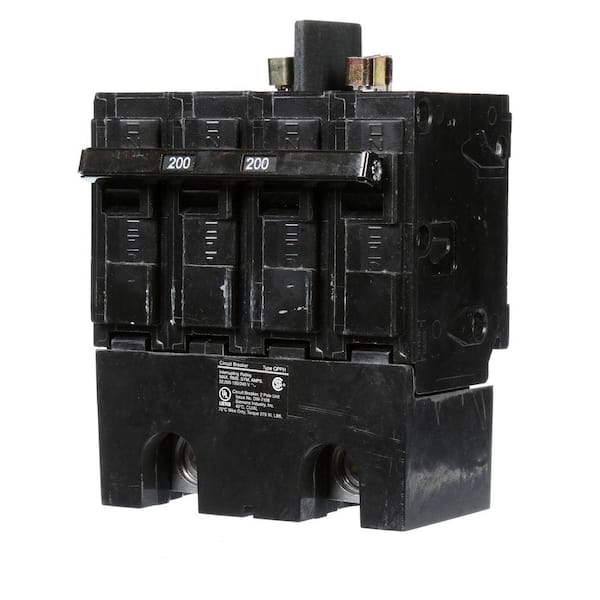 Siemens 200 Amp Double-Pole 22kA Type QPPH Circuit Breaker Q2200BH ...