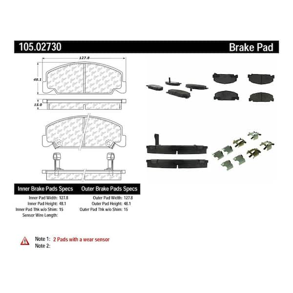 Centric Parts Disc Brake Pad Set