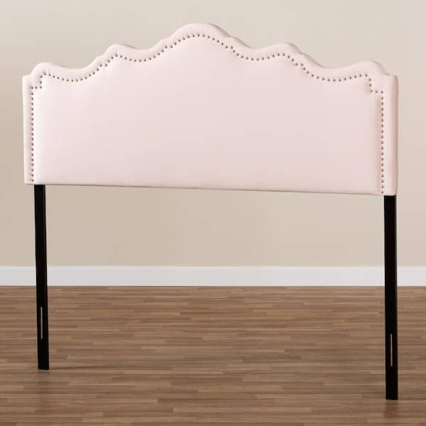 Baxton Studio Nadeen Light Pink Queen Headboard 156 9341 HD The