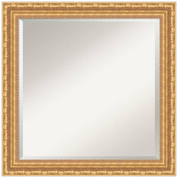 Amanti Art Versailles Gold 24 in. x 24 in. Bathroom Vanity Wall Mirror