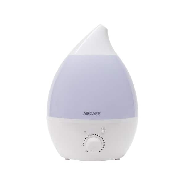 AURORAmini 0.33-Gal. Cool Mist Ultrasonic Large Room Humidifier for 360 sq. ft., White
