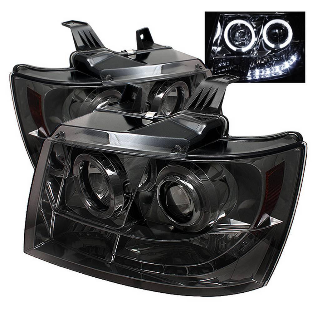 OEMASSIVE Headlights – Chrome Housing, Clear Lens, Fits Chevy Suburban/Tahoe/Avalanche 2007-2014