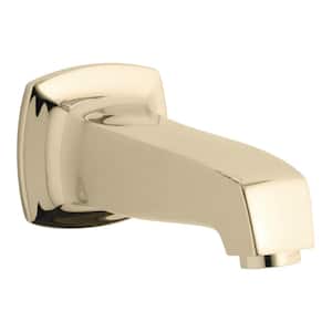 Margaux 6.813 in. Wall-Mount Bath Spout in Vibrant French Gold
