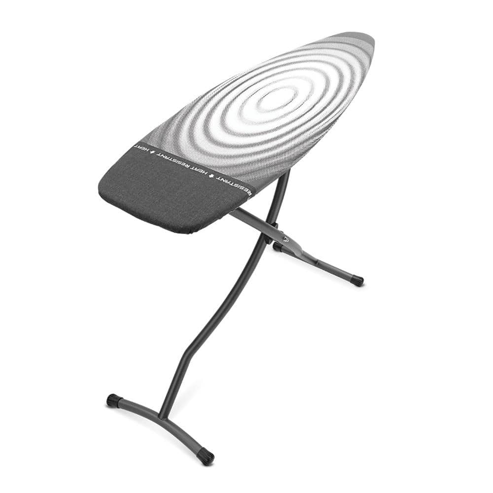 Titan Oval Black Frame Heat Resistant Ironing Board, 53 x 18 inches