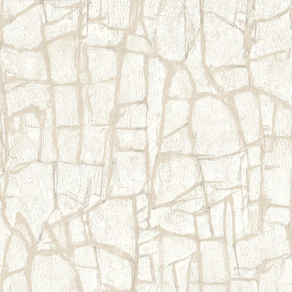 Petra Buff Vinyl Peel and Stick Wallpaper Roll (Covers 30.75 sq. ft.)