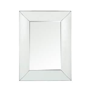 23.8 in. W x 31.7 in. H Rectangle Metal Framed Clear Mirror for Living Room